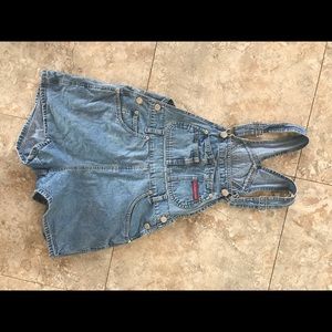 90’s No Boundaries short overalls festival wear